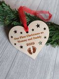 First Christmas Parent Bauble