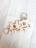 Jigsaw Piece keyring Set / His And Hers