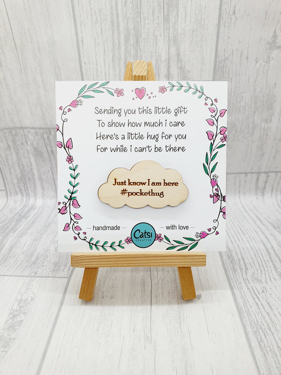 Hugs - 5cm 'we' version cards - NON PERSONALISED