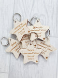 You're a Star Keep Shining - personalised Keyrings