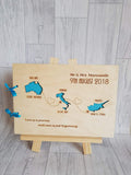 maps guest book, abroad weddings