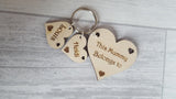 FIVER FRIDAY Heart Keyring - This mum belongs to