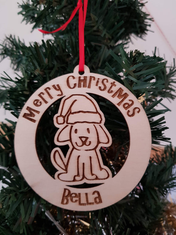 Dog Christmas Bauble