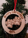 Paw Christmas Bauble