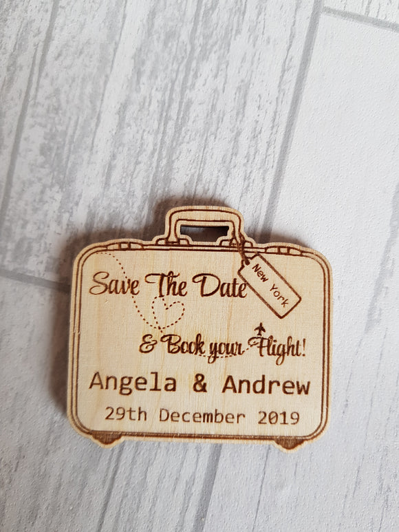 Save the dates - Travel suitcases, Luggage tags