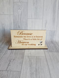 Wedding Memorial Freestanding sign