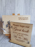 Please sign our guest book Freestanding sign