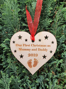 First Christmas Parent Bauble