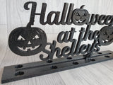 Halloween at the - plaque