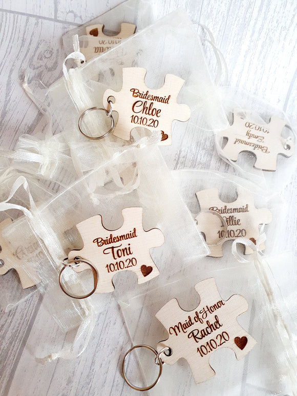 Bridal Party Keyrings