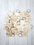 You're a Star Keep Shining - personalised Keyrings