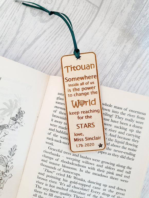 Student Leavers Bookmark