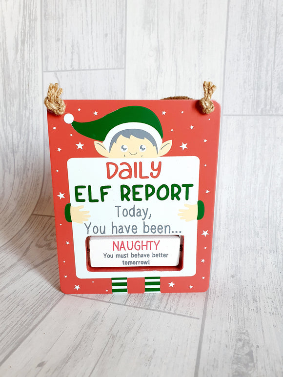 Daily report Elf rotating block