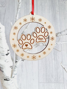 Paw Christmas Bauble
