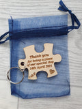 Jigsaw Puzzle Piece Wedding favours