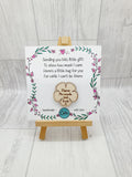 Hugs - 5cm 'i' version cards - NON PERSONALISED