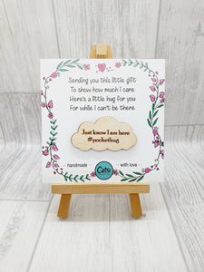 Hugs - 5cm 'i' version cards - NON PERSONALISED