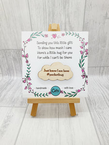 Hugs - 5cm 'we' version cards - NON PERSONALISED