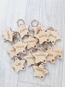 Star keyrings