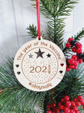 The year of the of vaccine bauble
