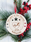 The year of the of vaccine bauble