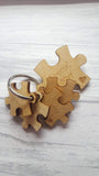 Puzzle piece Keyrings - Various Pieces