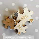 Puzzle piece Keyrings - Various Pieces