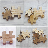 Grandad Jigsaw Puzzle Keyrings