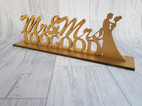 Freestanding wedding signs