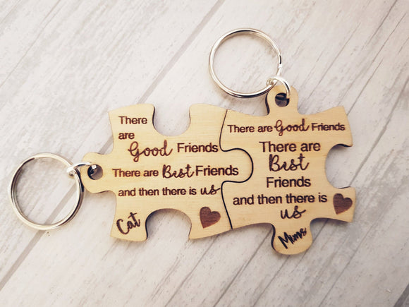 Best Friends Keyrings