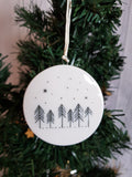 Double Sided Decorations- Merry Christmas Cabin