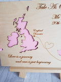 RECUT front panel ONLY existing guest book A4