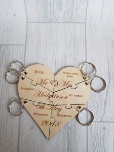 Heart Keyring Interlinking