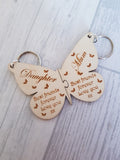 butterfly, keyring,