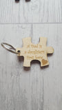 Grandad Jigsaw Puzzle Keyrings