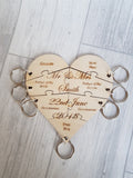 Heart Keyring Interlinking