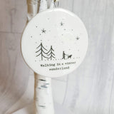 Double Sided Decorations- Walking in a winter wonderland