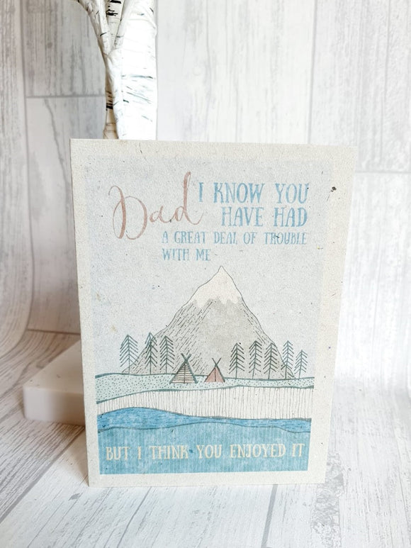 East of India - Outdoors Card - Dad You Enjoyed It Card