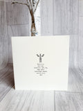 East of India - Square Card - Angel / Wherever You Go Card