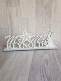 Freestanding wedding signs