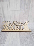 Freestanding wedding signs