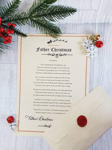 Santa's / Father Christmas /Mrs Claus Letter