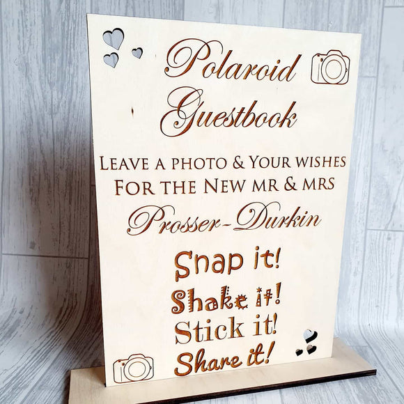 Polaroid Guest Book Sign