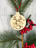 Initial & Name Personalised Bauble Tag