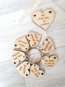 Mindfulness, Affirmation Keyring Set