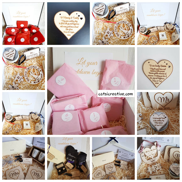 7 day Countdown Wedding Box - LARGE box