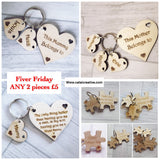 FIVER FRIDAY Heart Keyring - This mum belongs to