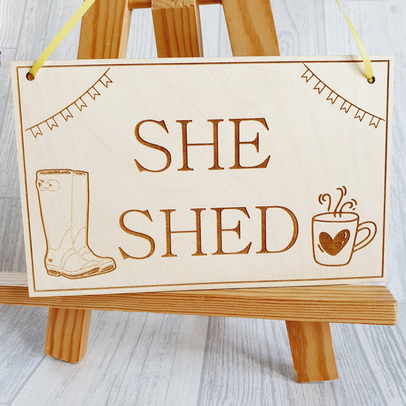 She shed