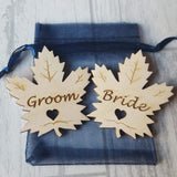maple leaf, Autumn leaf, wedding favours 
