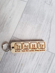 Science Teacher Keyring